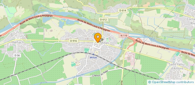 localisation de l'entreprise LOPEZ ET FILS SARL à MILLAS