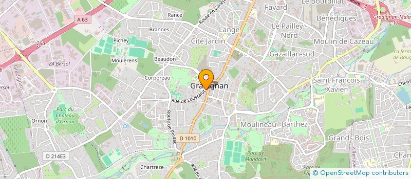 localisation de l'entreprise LOPEZ & FEITO  GRADIGNAN