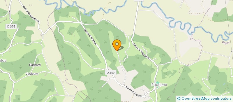 localisation de l'entreprise LOPEZ-MIRANDE INDIVISION  POUDENX