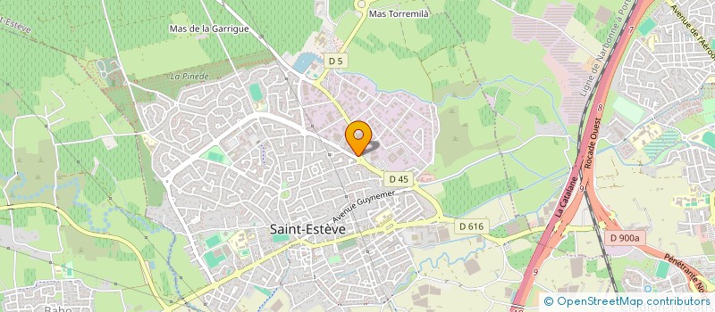 localisation de l'entreprise LOPEZ MOTOCYLES SARL  SAINT-ESTEVE