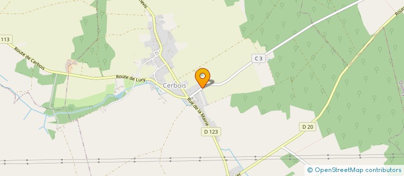 localisation de l'entreprise LOPEZ-MUNIER PLOMBIERS SARL  CERBOIS