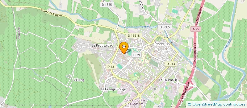 localisation de l'entreprise LOPEZ-PARRA  PEZENAS