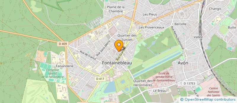 localisation de l'entreprise LOPEZ-ROSALES à FONTAINEBLEAU