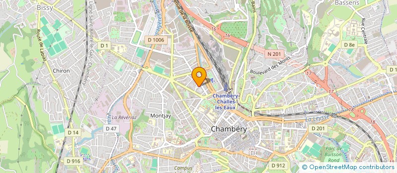 localisation de l'entreprise LOPEZ & SALAUN  CHAMBERY