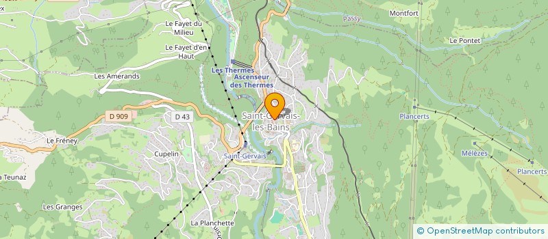 localisation de l'entreprise LOPEZ-TUAZ  SAINT-GERVAIS-LES-BAINS