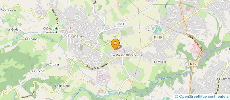 localisation de l'entreprise LOPGEI DE SECURITE  VAUGNERAY