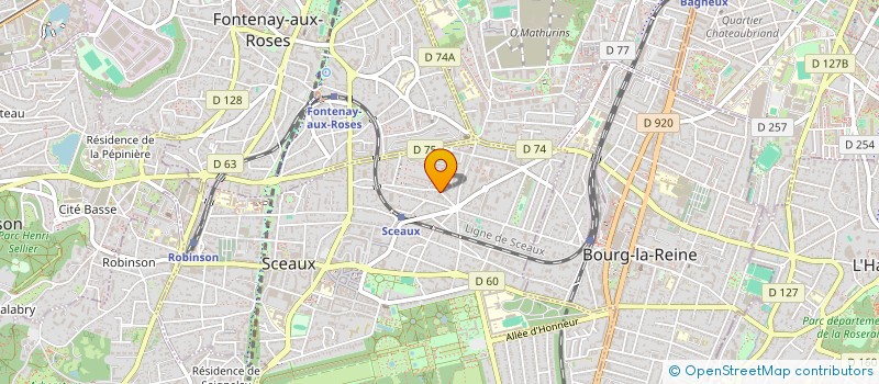 localisation de l'entreprise LOPHAB  SCEAUX