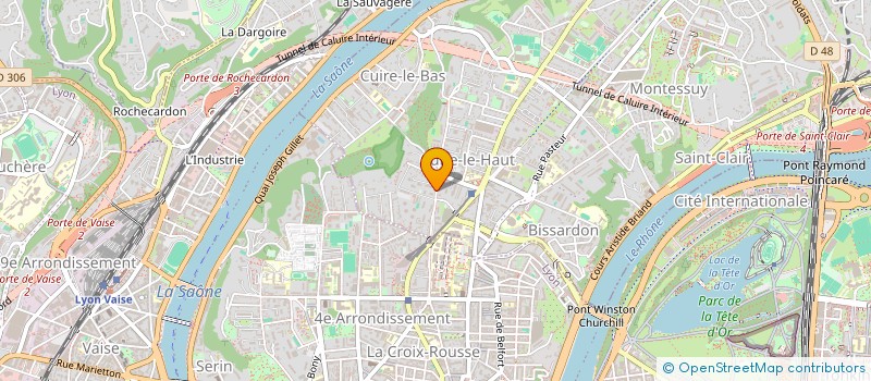 localisation de l'entreprise LOPIN  CALUIRE-ET-CUIRE