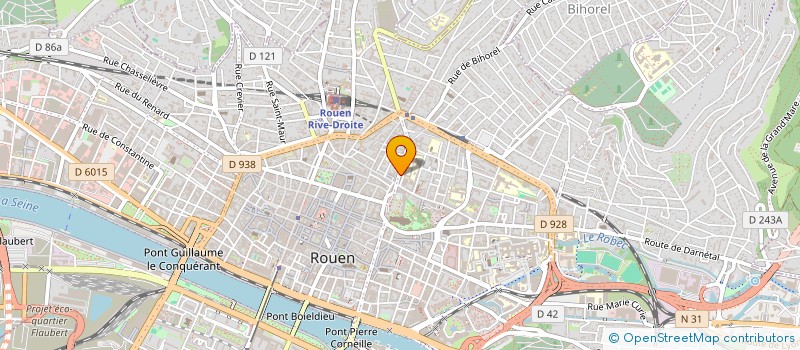 localisation de l'entreprise LOPO à ROUEN