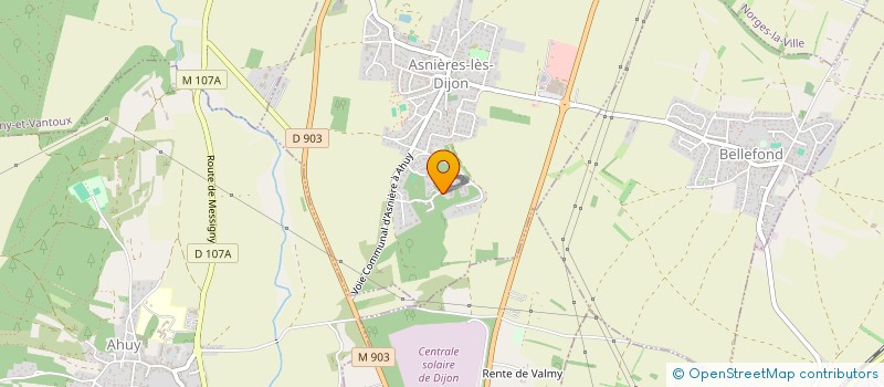 localisation de l'entreprise LOPOJU74  ASNIERES-LES-DIJON