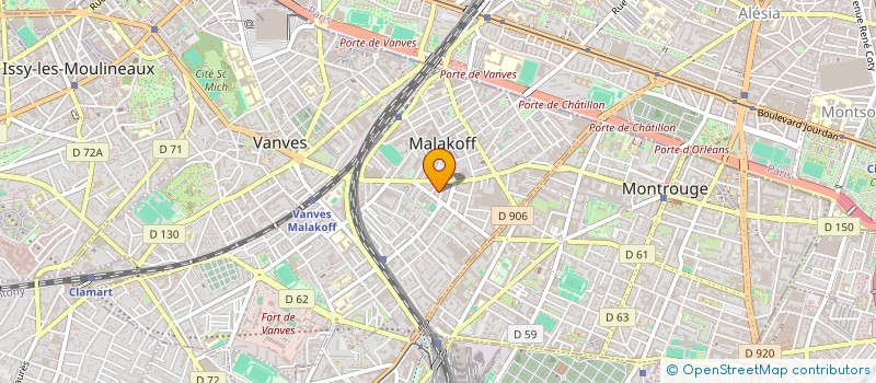 localisation de l'entreprise LOPOTO 2  MALAKOFF