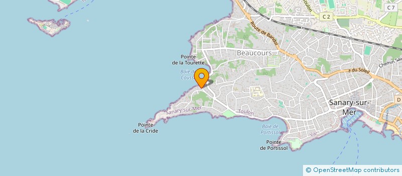 localisation de l'entreprise LOPRO à SANARY-SUR-MER