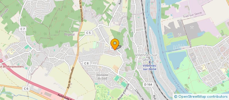 localisation de l'entreprise LOPVET ORIENTATION  VILLENNES-SUR-SEINE