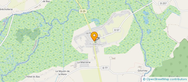 localisation de l'entreprise LOQUET  TRIBEHOU