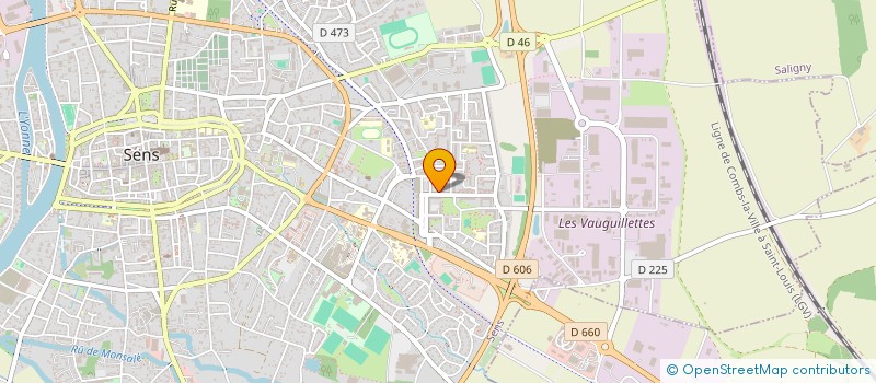 localisation de l'entreprise LOR à SENS