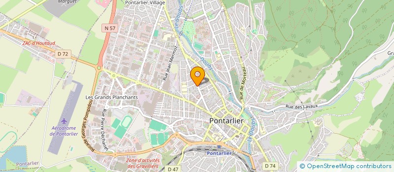 localisation de l'entreprise LOR  PONTARLIER