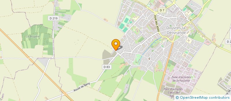 localisation de l'entreprise LOR  DOUVRES-LA-DELIVRANDE