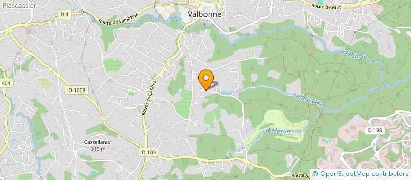 localisation de l'entreprise LOR à VALBONNE