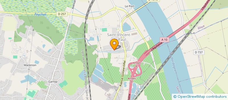 localisation de l'entreprise LOR A  SAINT-VINCENT-DE-PAUL