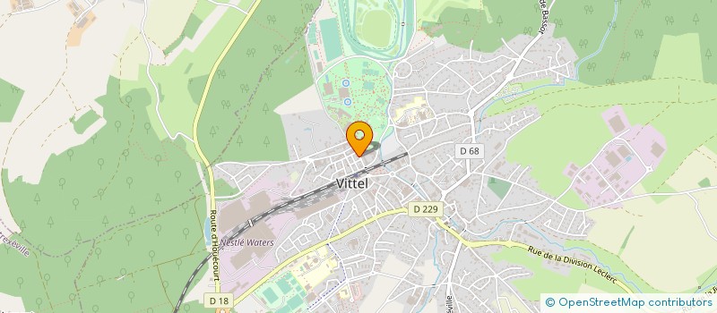 localisation de l'entreprise LOR'AIR AERONAUTIQUE à VITTEL