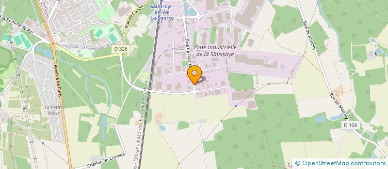 localisation de l'entreprise LOR'AIR - ENERGIE à SAINT-CYR-EN-VAL