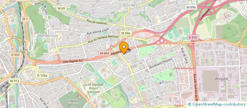 localisation de l'entreprise LOR BAT à METZ