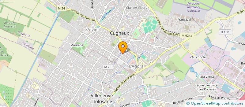 localisation de l'entreprise LOR-BAT à CUGNAUX
