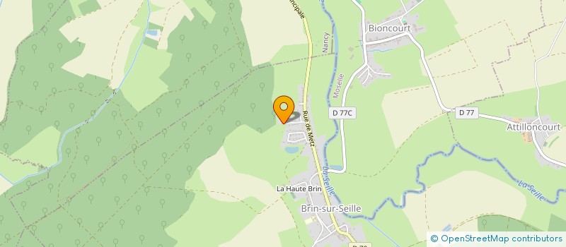 localisation de l'entreprise LOR'CHOC  BRIN-SUR-SEILLE