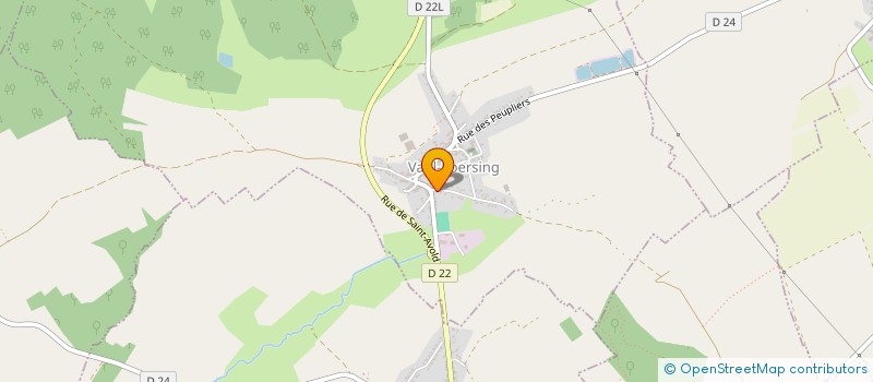 localisation de l'entreprise LOR DECO  VAHL-EBERSING