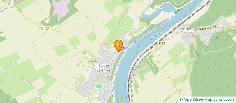 localisation de l'entreprise LOR'EST VGP  VILLEY-SAINT-ETIENNE