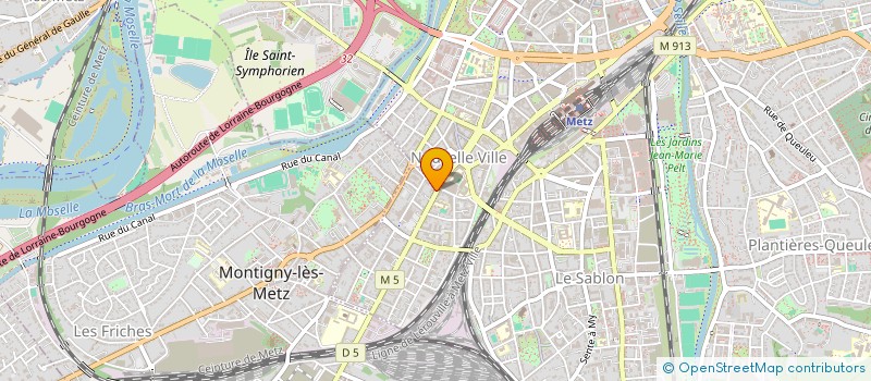 localisation de l'entreprise LOR'ET  METZ