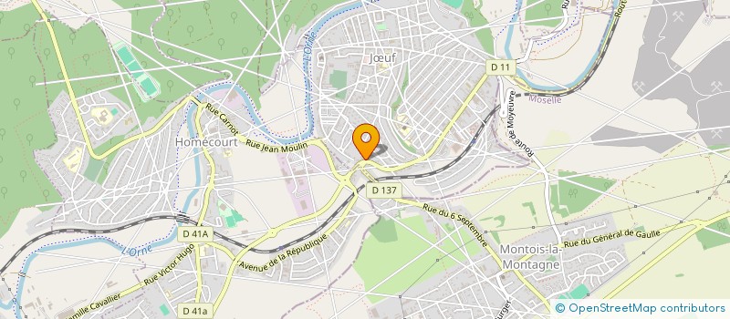 localisation de l'entreprise LOR HABITAT  JUF