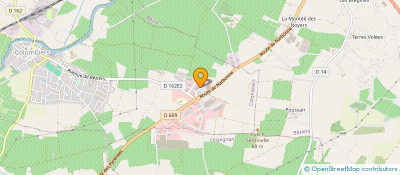 localisation de l'entreprise LOR-I à COLOMBIERS