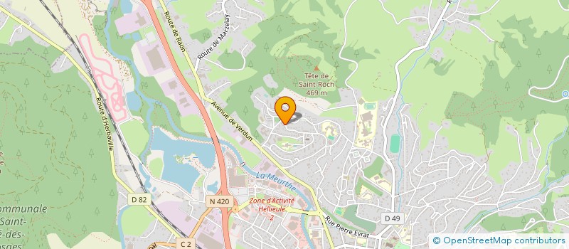 localisation de l'entreprise LOR'ISOL 88  SAINT-DIE-DES-VOSGES