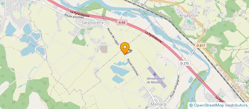 localisation de l'entreprise LOR'K'IDEE  MASLACQ