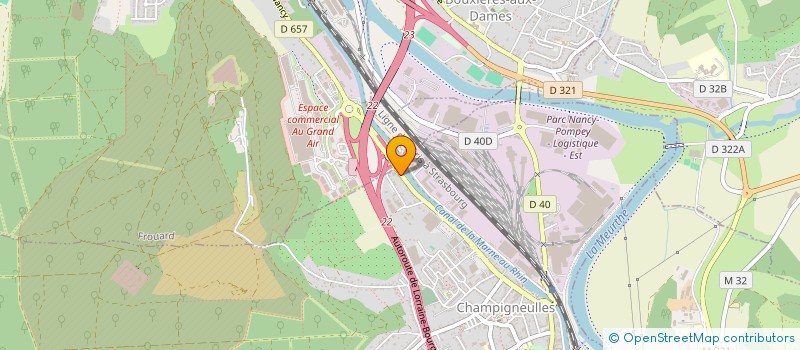 localisation de l'entreprise LOR'N AMBULANCES  CHAMPIGNEULLES