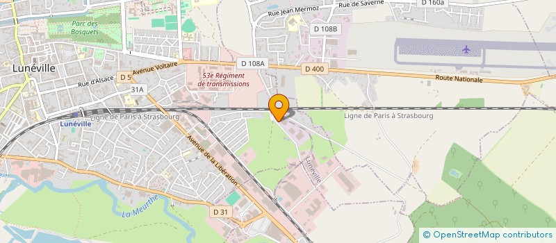 localisation de l'entreprise LOR'N PACK  LUNEVILLE