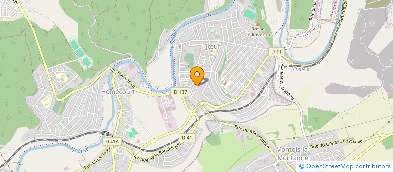 localisation de l'entreprise LOR'N RADIO  JUF