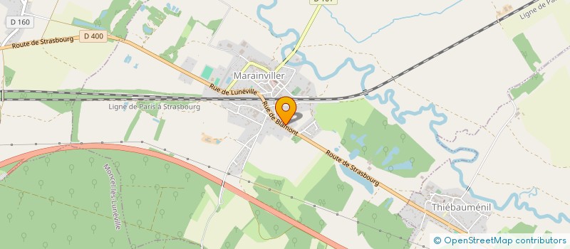 localisation de l'entreprise LOR'N'VAN  MARAINVILLER