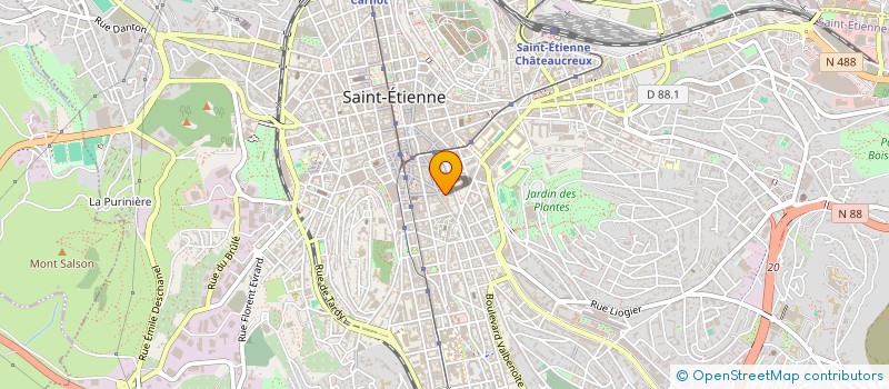localisation de l'entreprise LORA à SAINT-ETIENNE