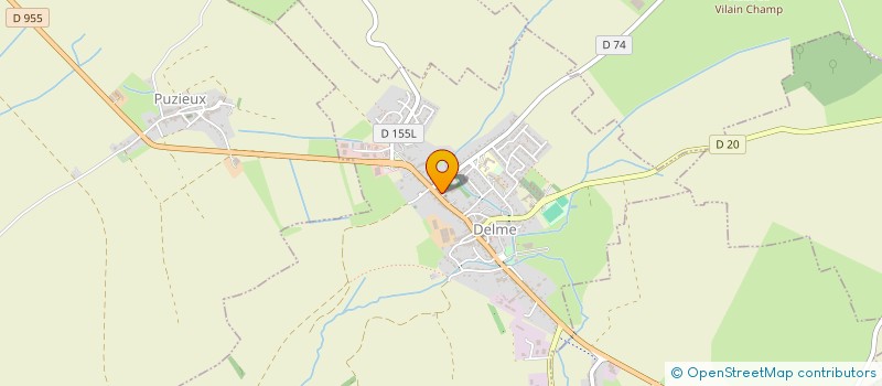 localisation de l'entreprise LORA LORRAINE RESEAU ART  DELME