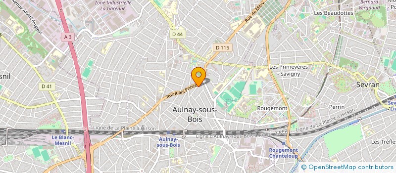 localisation de l'entreprise LORA PARIS à AULNAY SOUS BOIS