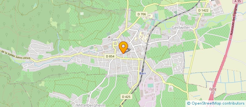 localisation de l'entreprise LORADEC à BARR
