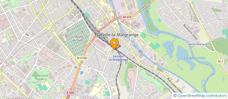 localisation de l'entreprise LORADENT à JARVILLE-LA-MALGRANGE