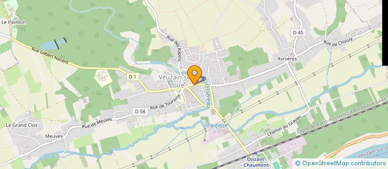 localisation de l'entreprise LORADRI  VALLOIRE-SUR-CISSE