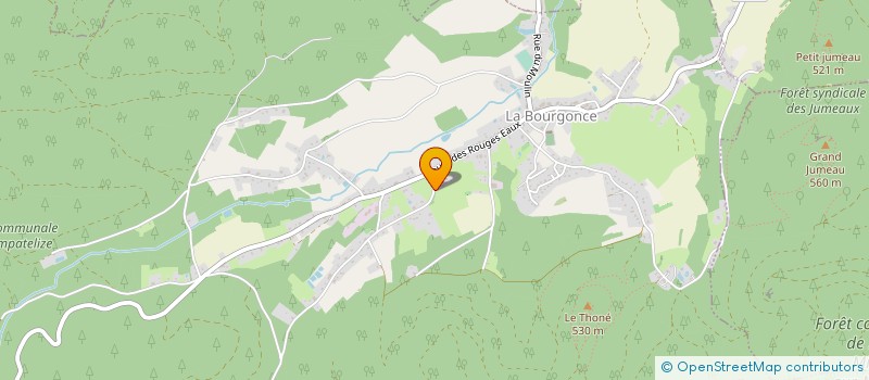 localisation de l'entreprise LORAFRET  LA BOURGONCE