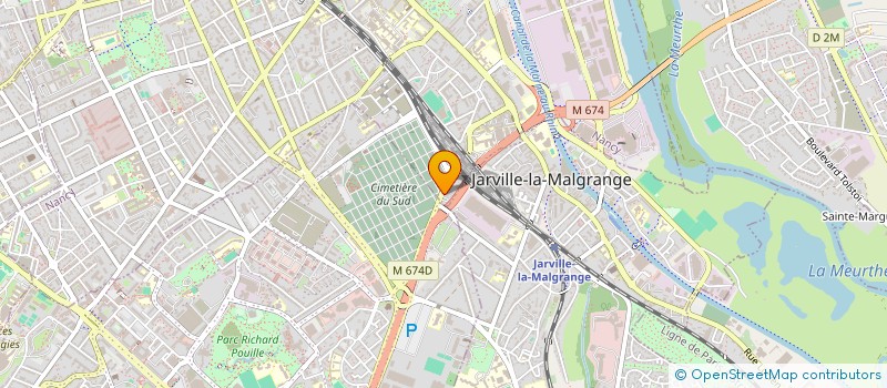 localisation de l'entreprise LORAGLASS à NANCY