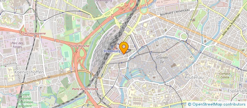localisation de l'entreprise LORAL à STRASBOURG