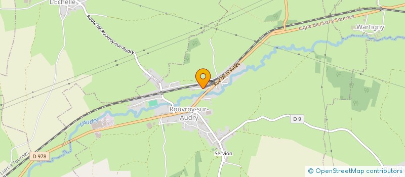 localisation de l'entreprise LORAL  ROUVROY-SUR-AUDRY
