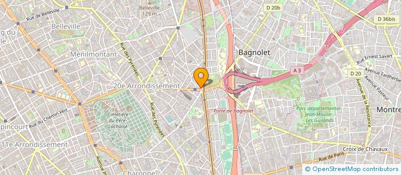 localisation de l'entreprise LORALEX  PARIS